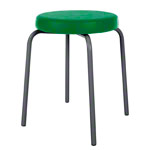 Gymnastikhocker Standard mit Komfort-Polster,  38 cm, Gestellfarbe anthrazit