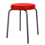 Gymnastikhocker Standard mit Komfort-Polster,  38 cm, Gestellfarbe anthrazit