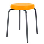 Gymnastikhocker Standard mit Komfort-Polster,  38 cm, Gestellfarbe anthrazit