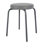 Gymnastikhocker Standard mit Komfort-Polster,  38 cm, Gestellfarbe anthrazit