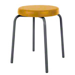 Gymnastikhocker Standard mit Komfort-Polster,  38 cm, Gestellfarbe anthrazit