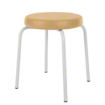 Gymnastikhocker Standard mit Komfort-Polster,  38 cm, Gestellfarbe wei