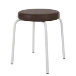 Gymnastikhocker Standard mit Komfort-Polster,  38 cm, Gestellfarbe wei