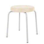 Gymnastikhocker Standard mit Komfort-Polster,  38 cm, Gestellfarbe wei