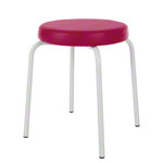 Gymnastikhocker Standard mit Komfort-Polster,  38 cm, Gestellfarbe wei