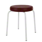 Gymnastikhocker Standard mit Komfort-Polster,  38 cm, Gestellfarbe wei
