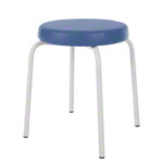 Gymnastikhocker Standard mit Komfort-Polster,  38 cm, Gestellfarbe wei
