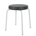 Gymnastikhocker Standard mit Komfort-Polster,  38 cm, Gestellfarbe wei