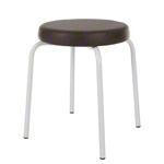 Gymnastikhocker Standard mit Komfort-Polster,  38 cm, Gestellfarbe wei