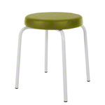 Gymnastikhocker Standard mit Komfort-Polster,  38 cm, Gestellfarbe wei