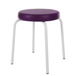 Gymnastikhocker Standard mit Komfort-Polster,  38 cm, Gestellfarbe wei