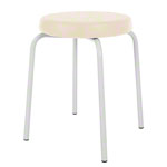 Gymnastikhocker Standard mit Komfort-Polster,  38 cm, Gestellfarbe wei