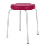 Gymnastikhocker Standard mit Komfort-Polster,  38 cm, Gestellfarbe wei