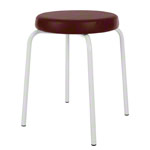 Gymnastikhocker Standard mit Komfort-Polster,  38 cm, Gestellfarbe wei