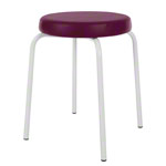 Gymnastikhocker Standard mit Komfort-Polster,  38 cm, Gestellfarbe wei