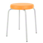 Gymnastikhocker Standard mit Komfort-Polster,  38 cm, Gestellfarbe wei