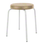 Gymnastikhocker Standard mit Komfort-Polster,  38 cm, Gestellfarbe wei