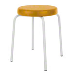 Gymnastikhocker Standard mit Komfort-Polster,  38 cm, Gestellfarbe wei