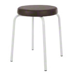 Gymnastikhocker Standard mit Komfort-Polster,  38 cm, Gestellfarbe wei