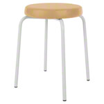 Gymnastikhocker Standard mit Komfort-Polster,  38 cm, Gestellfarbe wei