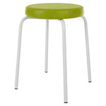 Gymnastikhocker Standard mit Komfort-Polster,  38 cm, Gestellfarbe wei