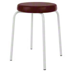Gymnastikhocker Standard mit Komfort-Polster,  38 cm, Gestellfarbe wei