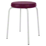 Gymnastikhocker Standard mit Komfort-Polster,  38 cm, Gestellfarbe wei