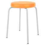 Gymnastikhocker Standard mit Komfort-Polster,  38 cm, Gestellfarbe wei