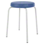 Gymnastikhocker Standard mit Komfort-Polster,  38 cm, Gestellfarbe wei