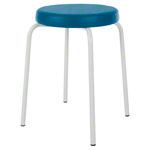 Gymnastikhocker Standard mit Komfort-Polster,  38 cm, Gestellfarbe wei