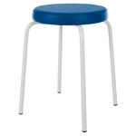 Gymnastikhocker Standard mit Komfort-Polster,  38 cm, Gestellfarbe wei