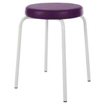 Gymnastikhocker Standard mit Komfort-Polster,  38 cm, Gestellfarbe wei
