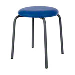 Gymnastikhocker Standard mit Polster,  38 cm, Gestellfarbe anthrazit