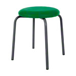 Gymnastikhocker Standard mit Polster,  38 cm, Gestellfarbe anthrazit