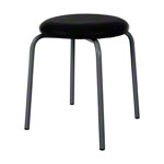 Gymnastikhocker Standard mit Polster,  38 cm, Gestellfarbe anthrazit