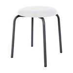Gymnastikhocker Standard mit Polster,  38 cm, Gestellfarbe anthrazit