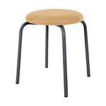 Gymnastikhocker Standard mit Polster,  38 cm, Gestellfarbe anthrazit
