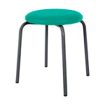 Gymnastikhocker Standard mit Polster,  38 cm, Gestellfarbe anthrazit