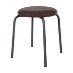 Gymnastikhocker Standard mit Polster,  38 cm, Gestellfarbe anthrazit