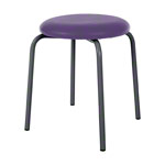 Gymnastikhocker Standard mit Polster,  38 cm, Gestellfarbe anthrazit