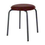 Gymnastikhocker Standard mit Polster,  38 cm, Gestellfarbe anthrazit
