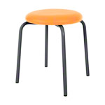 Gymnastikhocker Standard mit Polster,  38 cm, Gestellfarbe anthrazit