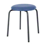 Gymnastikhocker Standard mit Polster,  38 cm, Gestellfarbe anthrazit