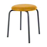 Gymnastikhocker Standard mit Polster,  38 cm, Gestellfarbe anthrazit