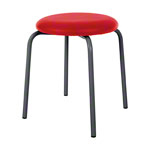 Gymnastikhocker Standard mit Polster,  38 cm, Gestellfarbe anthrazit