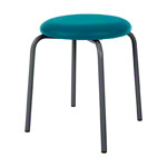 Gymnastikhocker Standard mit Polster,  38 cm, Gestellfarbe anthrazit