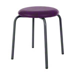 Gymnastikhocker Standard mit Polster,  38 cm, Gestellfarbe anthrazit