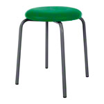 Gymnastikhocker Standard mit Polster,  38 cm, Gestellfarbe anthrazit