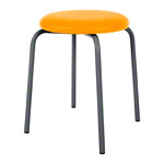 Gymnastikhocker Standard mit Polster,  38 cm, Gestellfarbe anthrazit