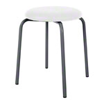 Gymnastikhocker Standard mit Polster,  38 cm, Gestellfarbe anthrazit
